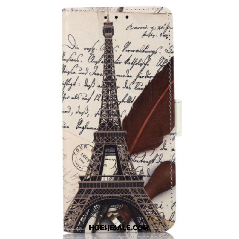 Folio-hoesje voor OnePlus Nord CE 3 Lite 5G Dichters Eiffeltoren