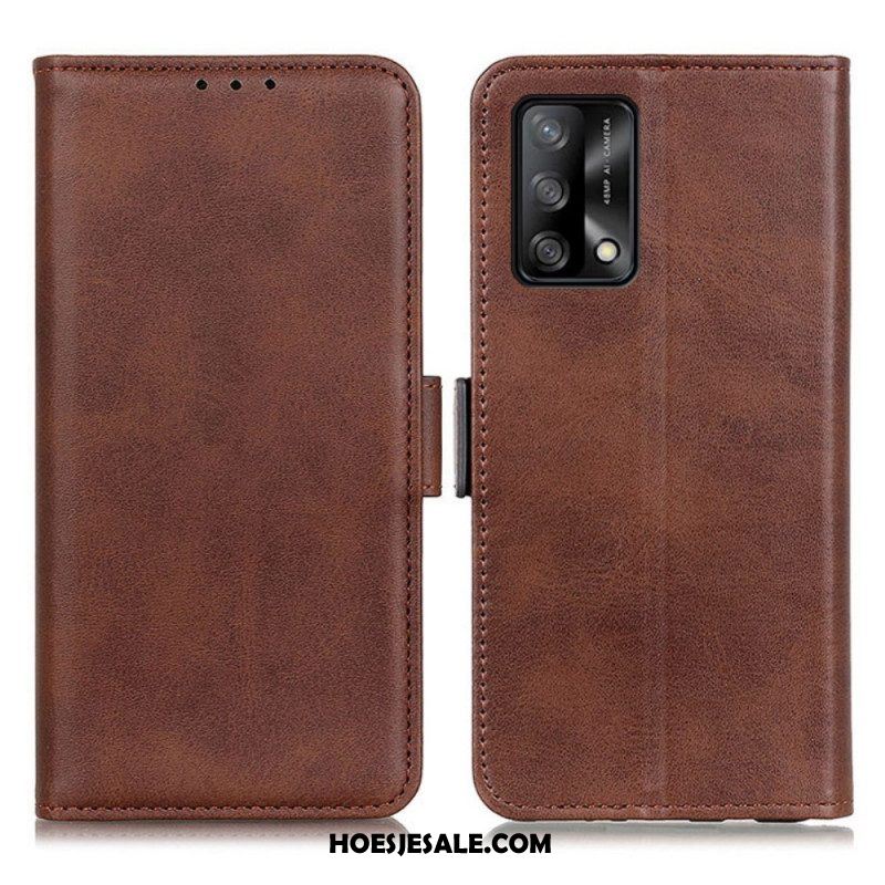 Folio-hoesje voor Oppo A74 4G Flip Case Dubbele Klep