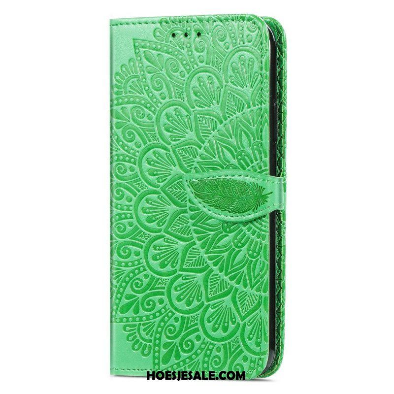 Folio-hoesje voor Samsung Galaxy A13 5G / A04s Schuine Riemsluiting