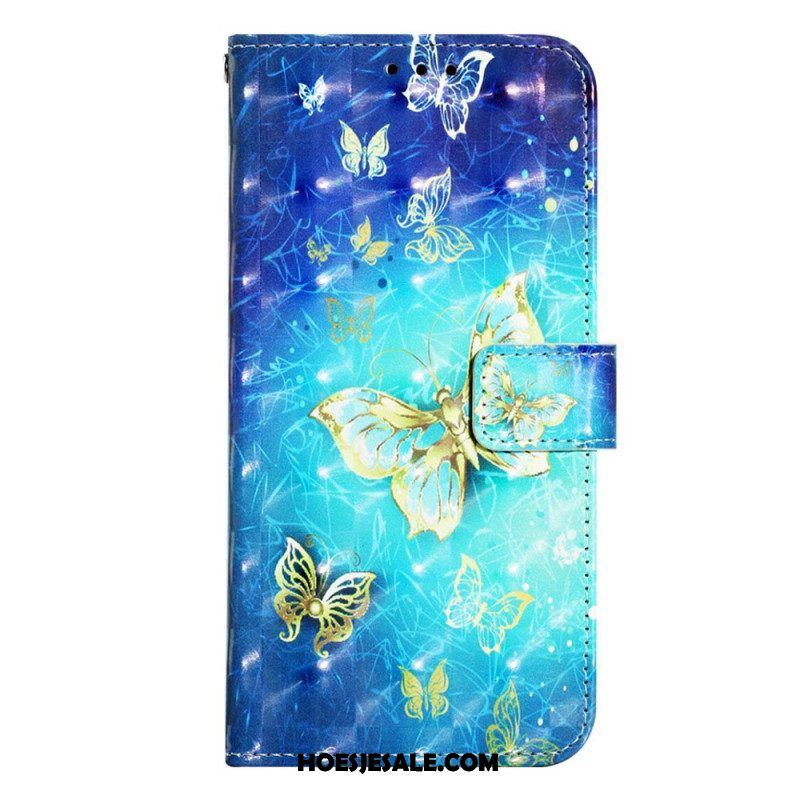 Folio-hoesje voor Samsung Galaxy A14 / A14 5G Met Ketting Skinpro Dux Ducis