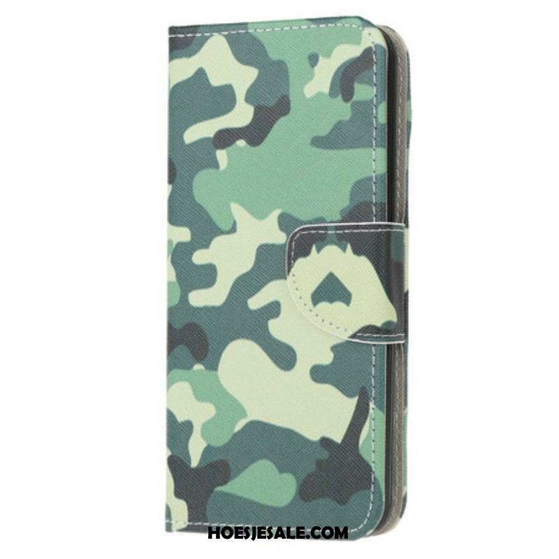 Folio-hoesje voor Samsung Galaxy A51 5G Militaire Camouflage