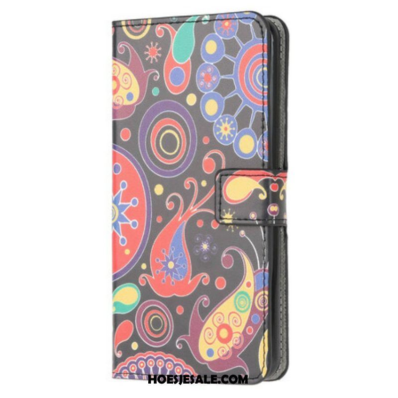 Folio-hoesje voor Samsung Galaxy A52 4G / A52 5G / A52s 5G Melkweg Tekeningen