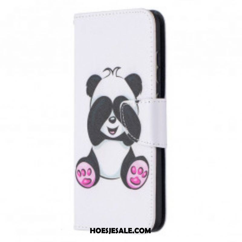 Folio-hoesje voor Samsung Galaxy A52 4G / A52 5G / A52s 5G Panda-plezier