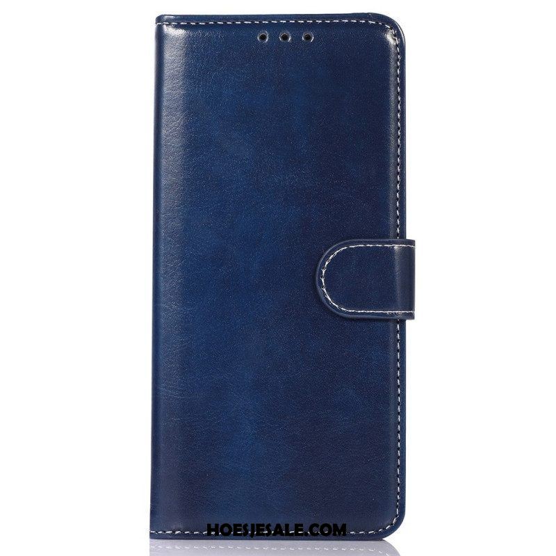 Folio-hoesje voor Samsung Galaxy M23 5G Stijl Lederen Stiksels