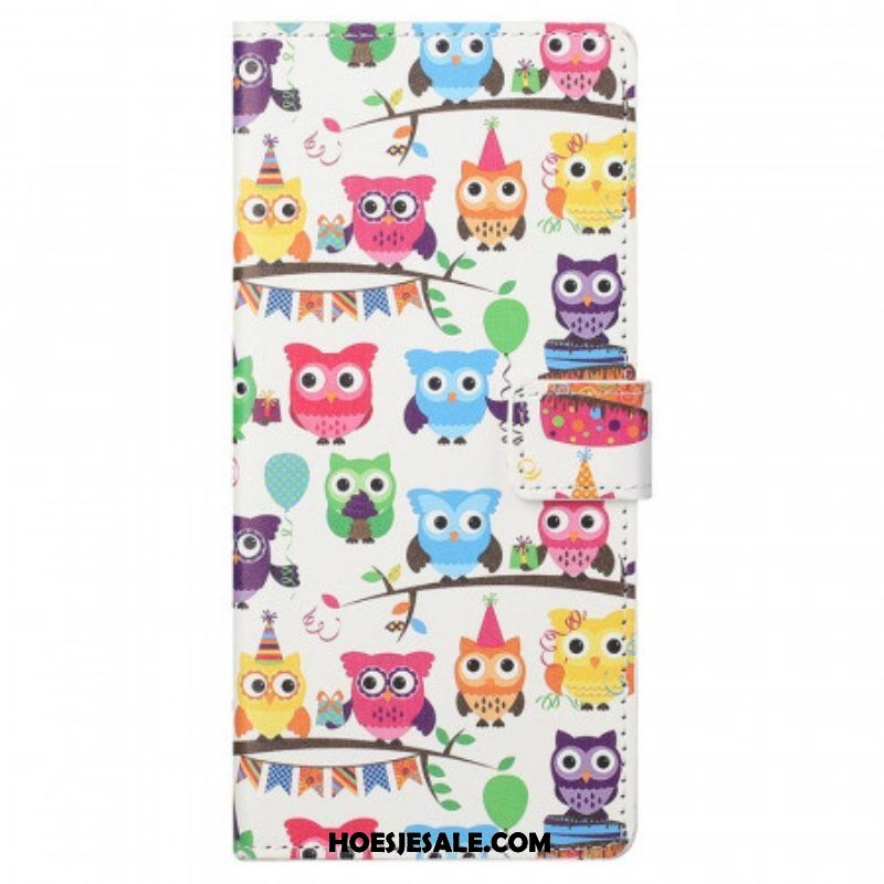 Folio-hoesje voor Samsung Galaxy M23 5G Uil Stam