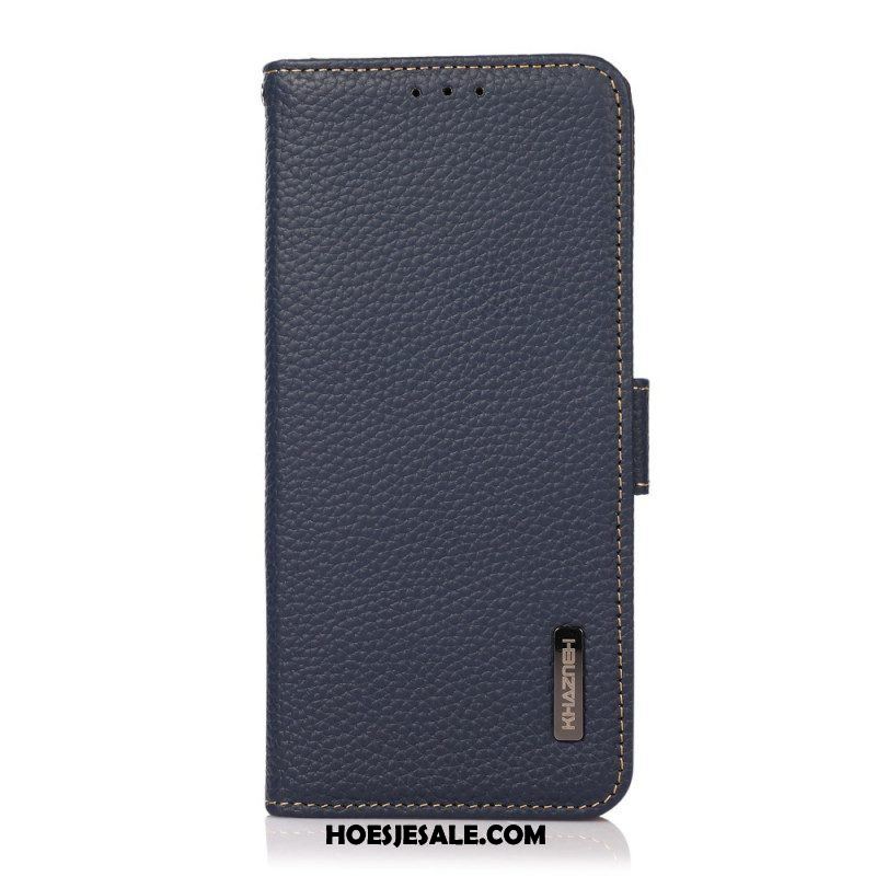 Folio-hoesje voor Samsung Galaxy M32 Lychee Leer Khazneh Rfid