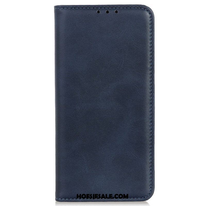 Folio-hoesje voor Samsung Galaxy M53 5G Gespleten Leer