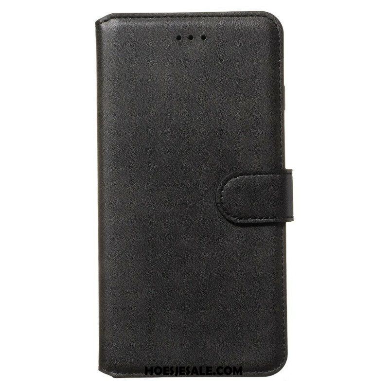 Folio-hoesje voor Samsung Galaxy S20 Plus / S20 Plus 5G Mat Leereffect