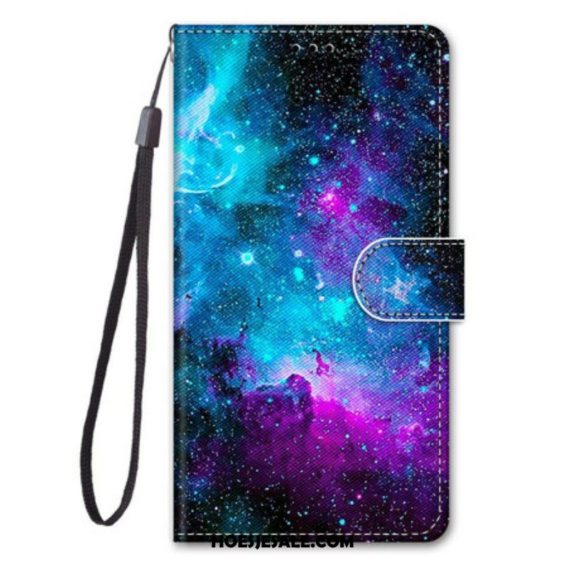 Folio-hoesje voor Samsung Galaxy S21 5G Kosmische Hemel