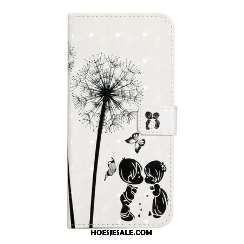 Folio-hoesje voor Samsung Galaxy S21 FE Baby Love Paardebloem