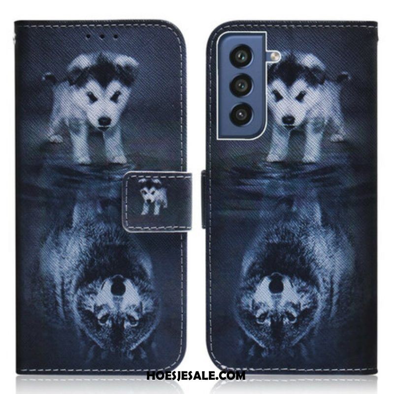 Folio-hoesje voor Samsung Galaxy S21 FE Ernesto De Wolf