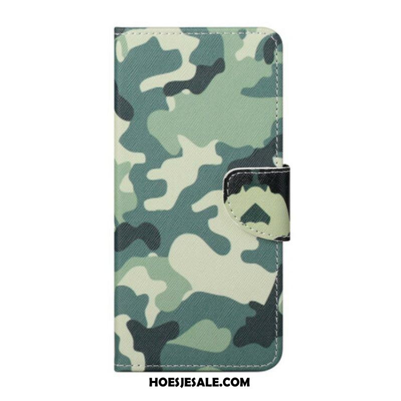 Folio-hoesje voor Samsung Galaxy S21 FE Militaire Camouflage