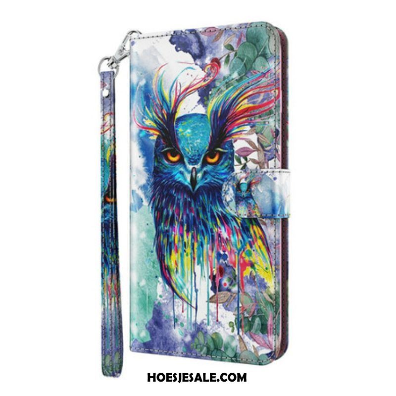 Folio-hoesje voor Samsung Galaxy S21 Plus 5G Aquarel Vogel