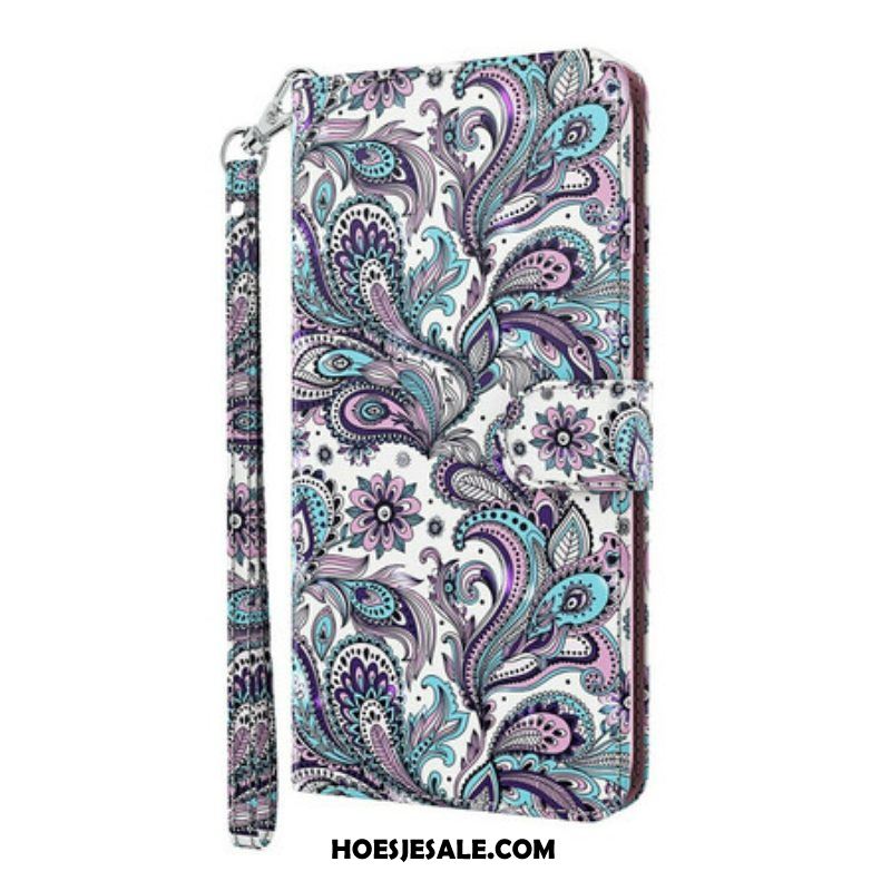 Folio-hoesje voor Samsung Galaxy S21 Plus 5G Chique Kant