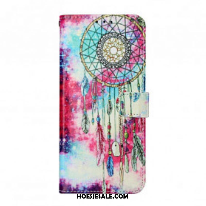 Folio-hoesje voor Samsung Galaxy S21 Ultra 5G De Dreamcatcher-stijl