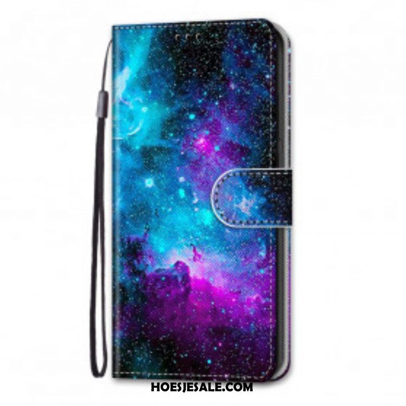 Folio-hoesje voor Samsung Galaxy S21 Ultra 5G Kosmische Hemel