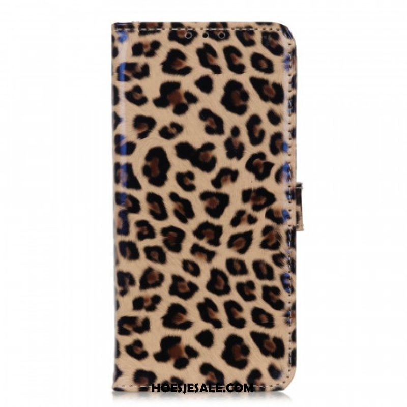 Folio-hoesje voor Samsung Galaxy S22 5G Luipaard