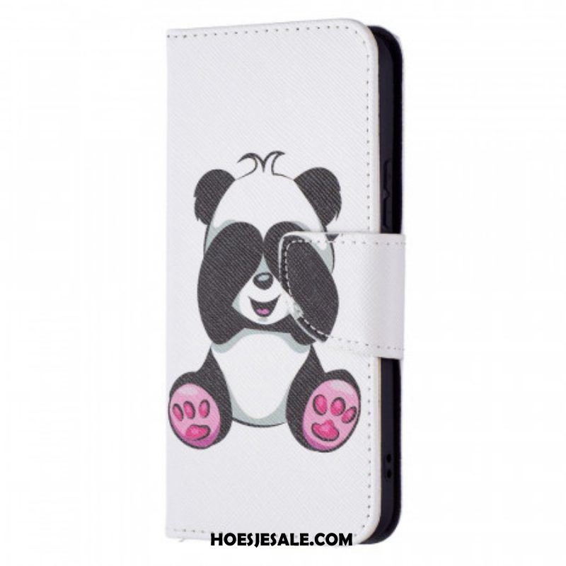 Folio-hoesje voor Samsung Galaxy S22 5G Panda-plezier