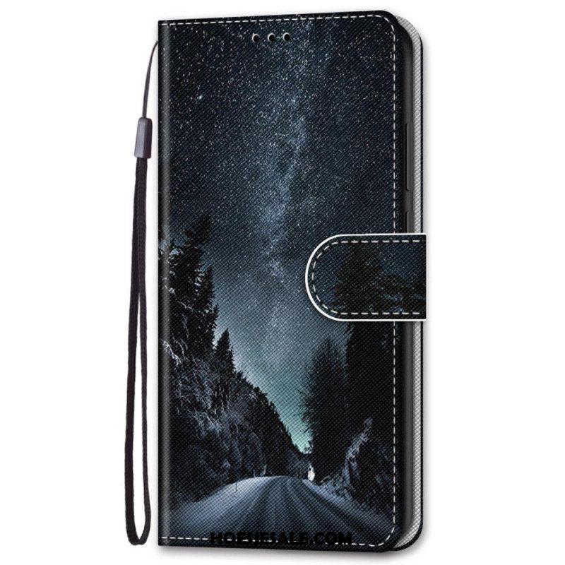 Folio-hoesje voor Samsung Galaxy S22 Plus 5G Mysterieuze Natuur