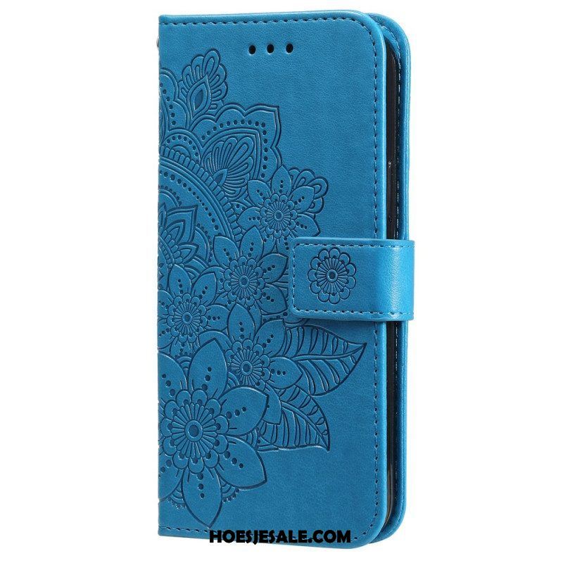 Folio-hoesje voor Samsung Galaxy S22 Ultra 5G Bloemmandala