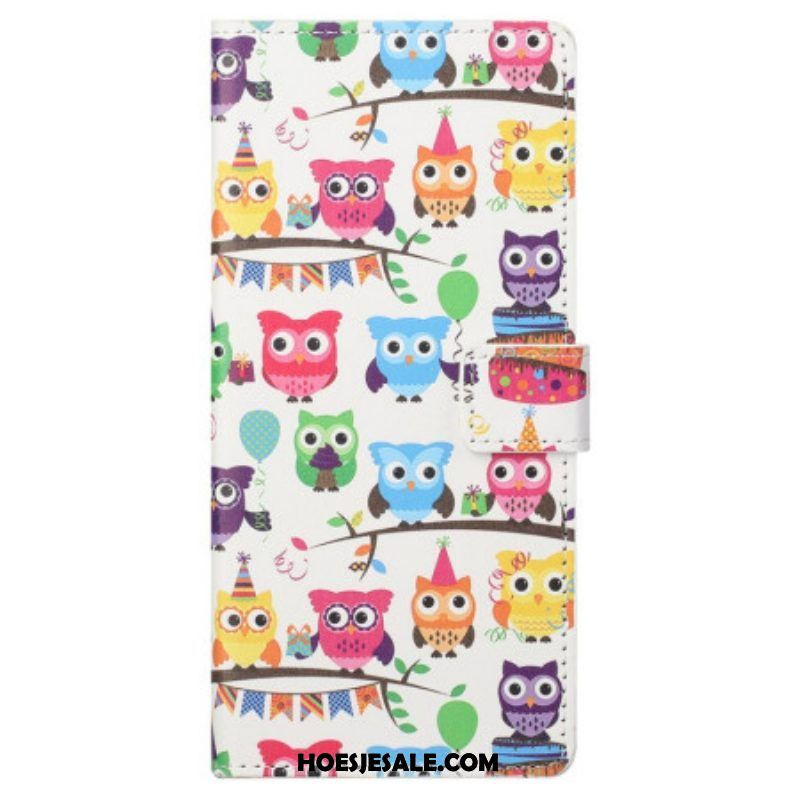 Folio-hoesje voor Samsung Galaxy S23 5G Uil Stam