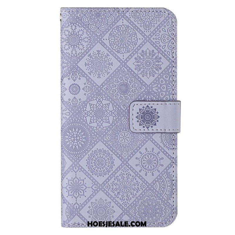 Folio-hoesje voor Samsung Galaxy S23 Plus 5G Tapijt Patroon