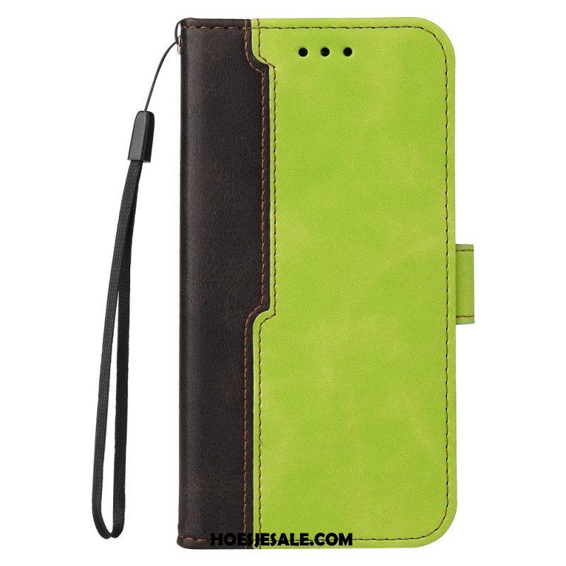 Folio-hoesje voor Samsung Galaxy S23 Plus 5G Twee Toon