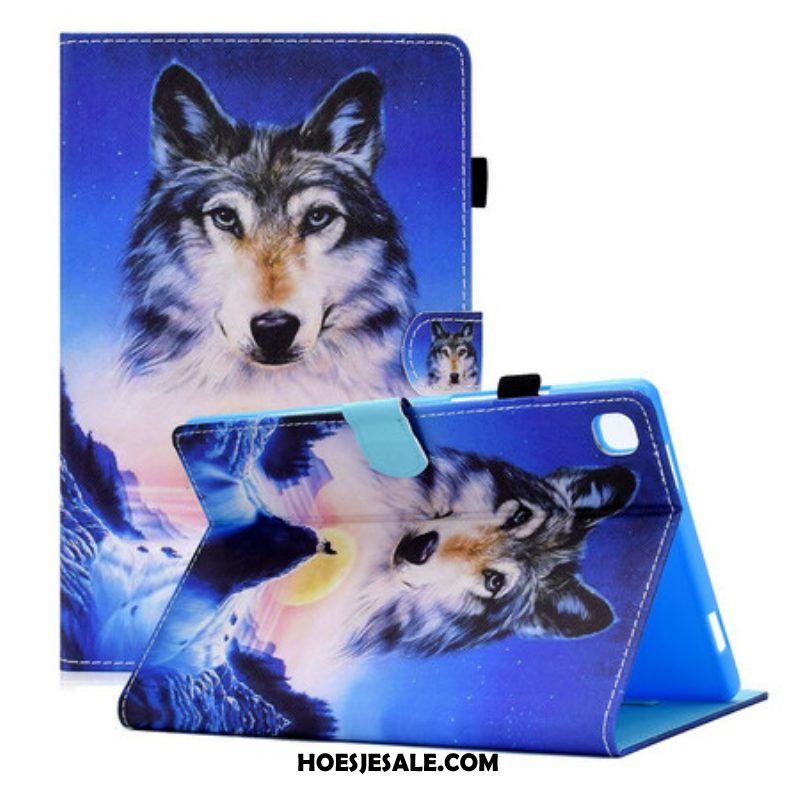 Folio-hoesje voor Samsung Galaxy Tab A7 Lite Berg Wolf