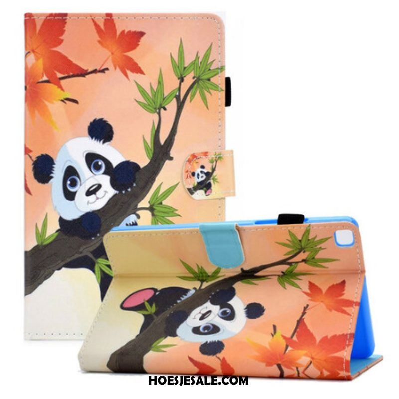 Folio-hoesje voor Samsung Galaxy Tab A7 Lite Leuke Panda