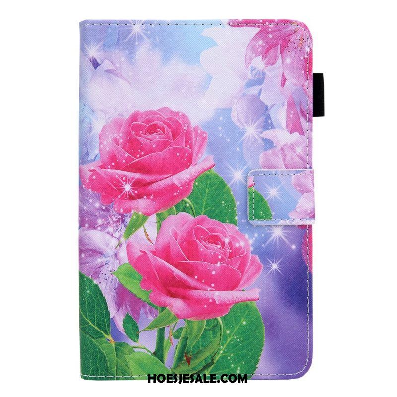 Folio-hoesje voor Samsung Galaxy Tab A8 (2021) Droom Bloemen