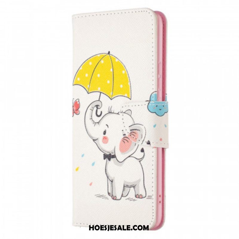 Folio-hoesje voor Xiaomi 12 / 12X Baby Olifant