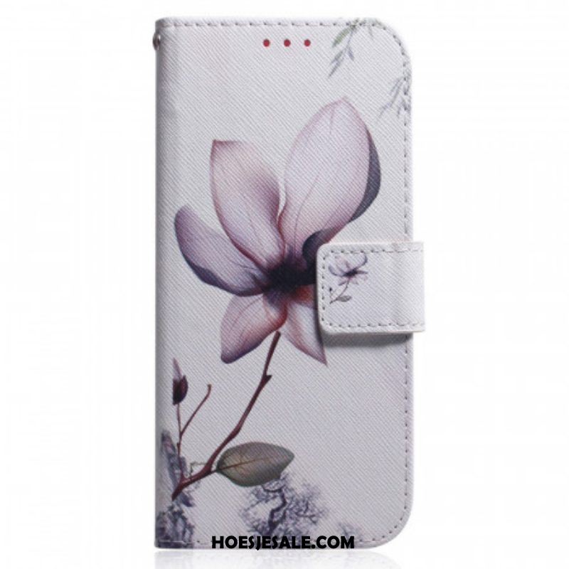 Folio-hoesje voor Xiaomi 12 Pro Een Bloem