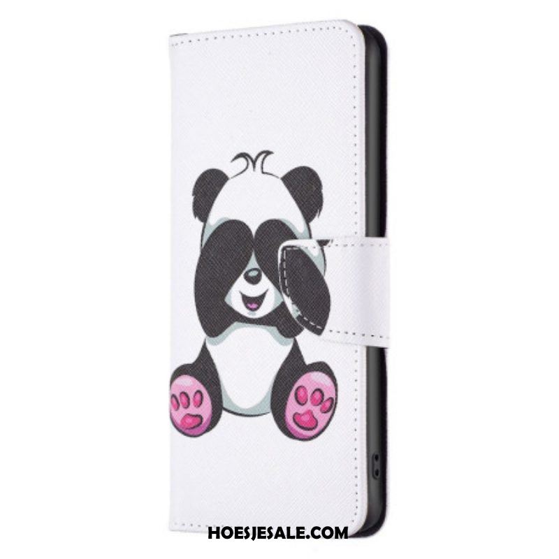 Folio-hoesje voor Xiaomi 12T / 12T Pro Panda-plezier