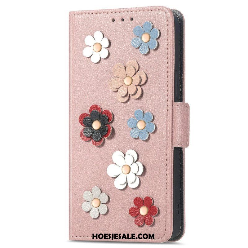 Folio-hoesje voor Xiaomi 13 Decoratieve Bloemen