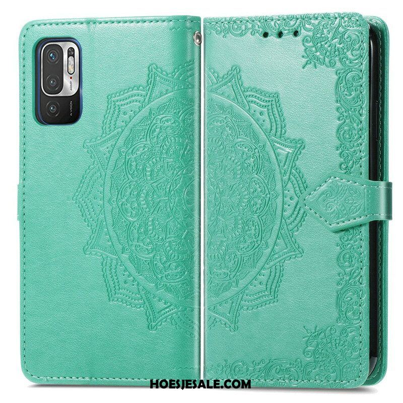 Folio-hoesje voor Xiaomi Redmi Note 10 5G Mandala Middeleeuwen