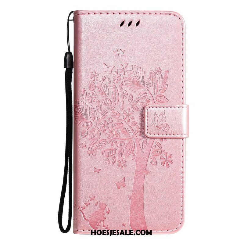 Folio-hoesje voor Xiaomi Redmi Note 10 5G Met Ketting Lanyard Dagdroom