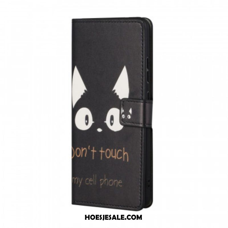 Folio-hoesje voor Xiaomi Redmi Note 11 / 11S Raak Mijn Mobiele Telefoon Niet Aan