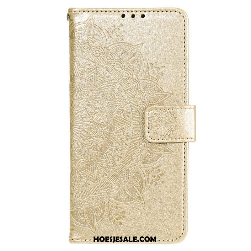 Folio-hoesje voor Xiaomi Redmi Note 11 / 11S Zon Mandala