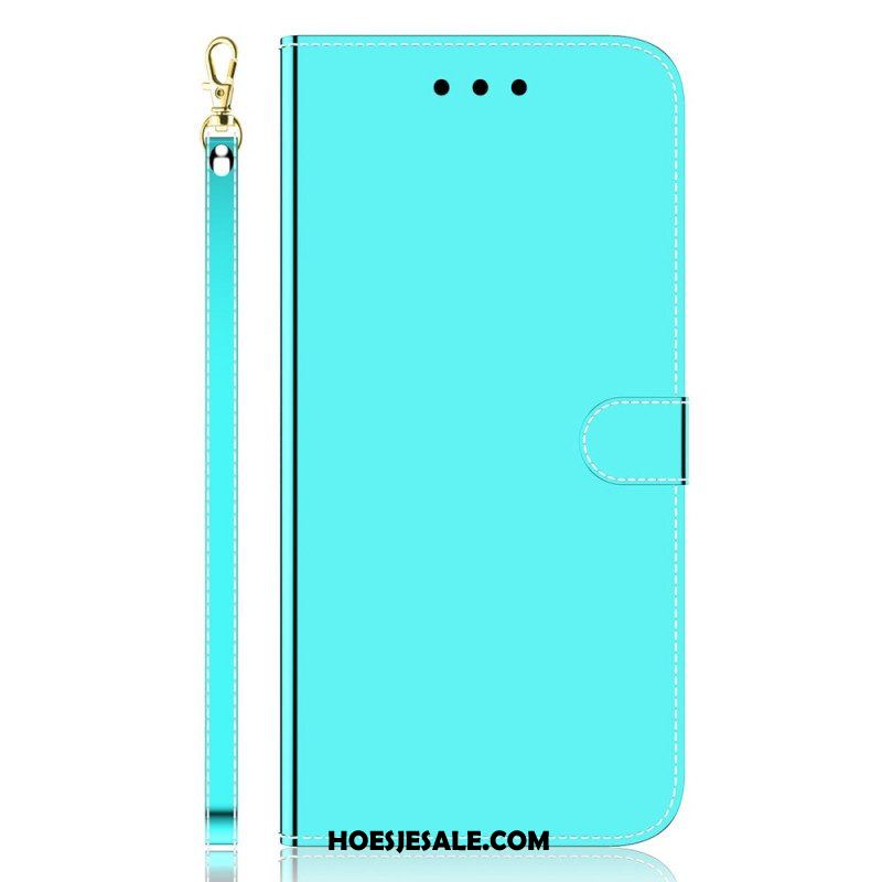 Folio-hoesje voor Xiaomi Redmi Note 11 Pro / 11 Pro 5G Spiegelhoes Van Imitatieleer