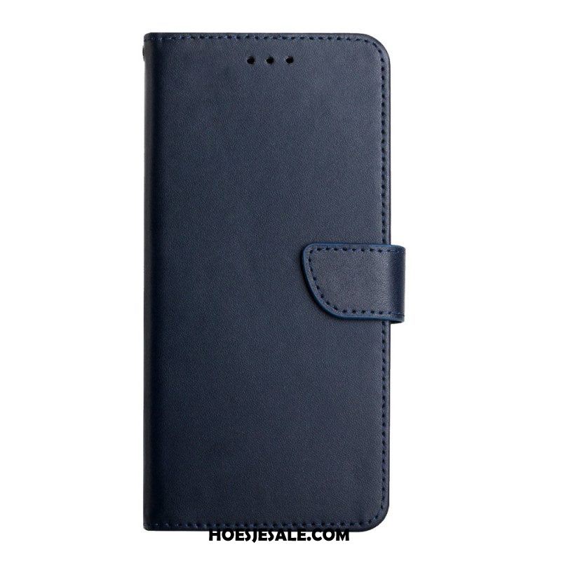 Folio-hoesje voor Xiaomi Redmi Note 12 4G Echt Nappaleer