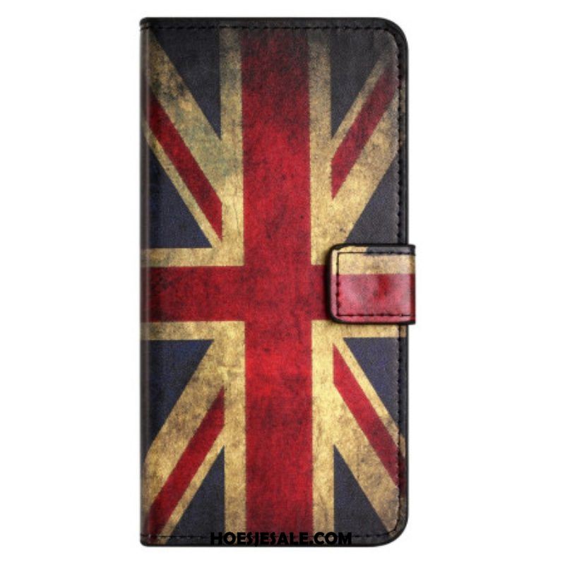 Folio-hoesje voor Xiaomi Redmi Note 12 4G Engelse Vlag