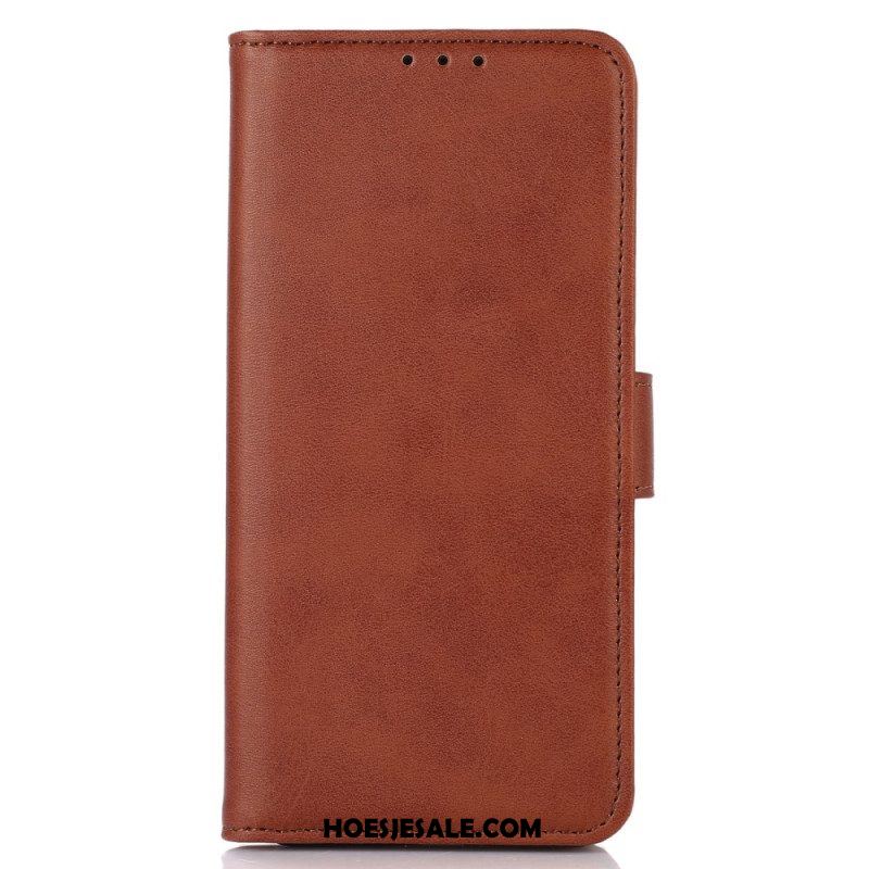 Folio-hoesje voor Xiaomi Redmi Note 12 4G Leer-effect