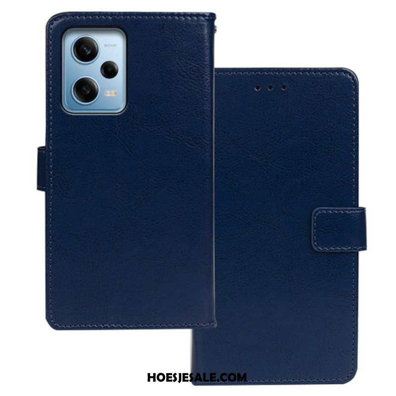 Folio-hoesje voor Xiaomi Redmi Note 12 Pro Idewei Lederen Stijl