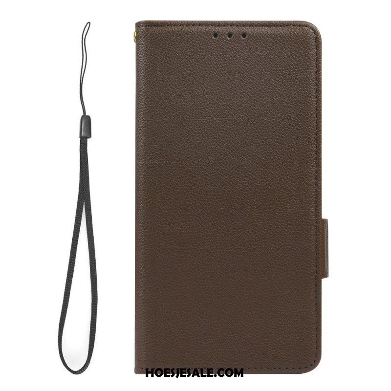 Folio-hoesje voor Xiaomi Redmi Note 12 Pro Met Ketting Dunne Bandjes