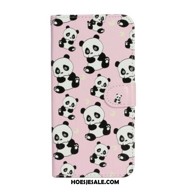 Folio-hoesje voor iPhone 13 Mini Meerdere Panda's