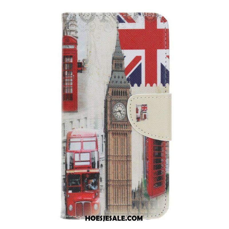 Folio-hoesje voor iPhone 13 Pro Het Londense Leven
