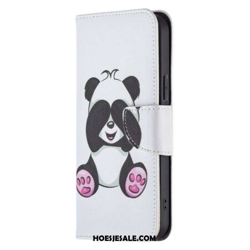 Folio-hoesje voor iPhone 13 Pro Max Panda-plezier