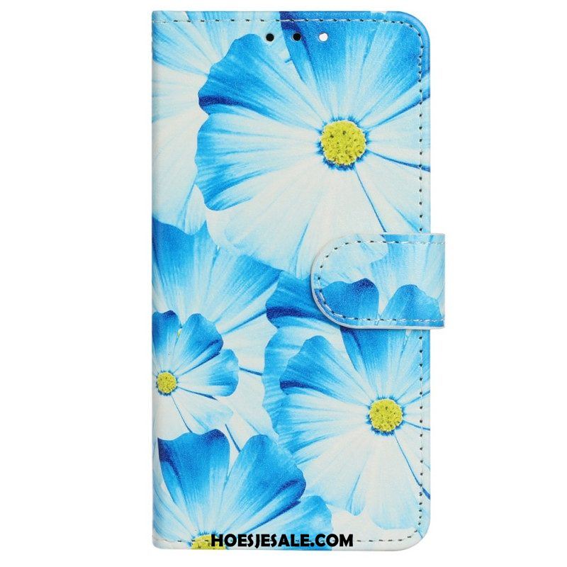 Folio-hoesje voor iPhone 14 Bloemen