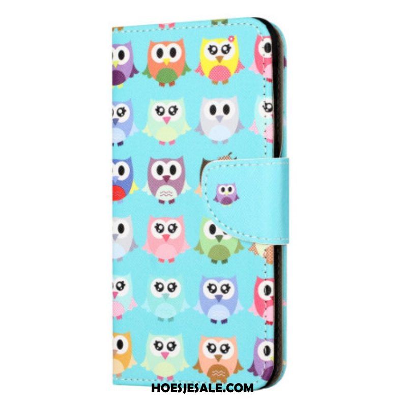 Folio-hoesje voor iPhone 15 Plus Uilenstam