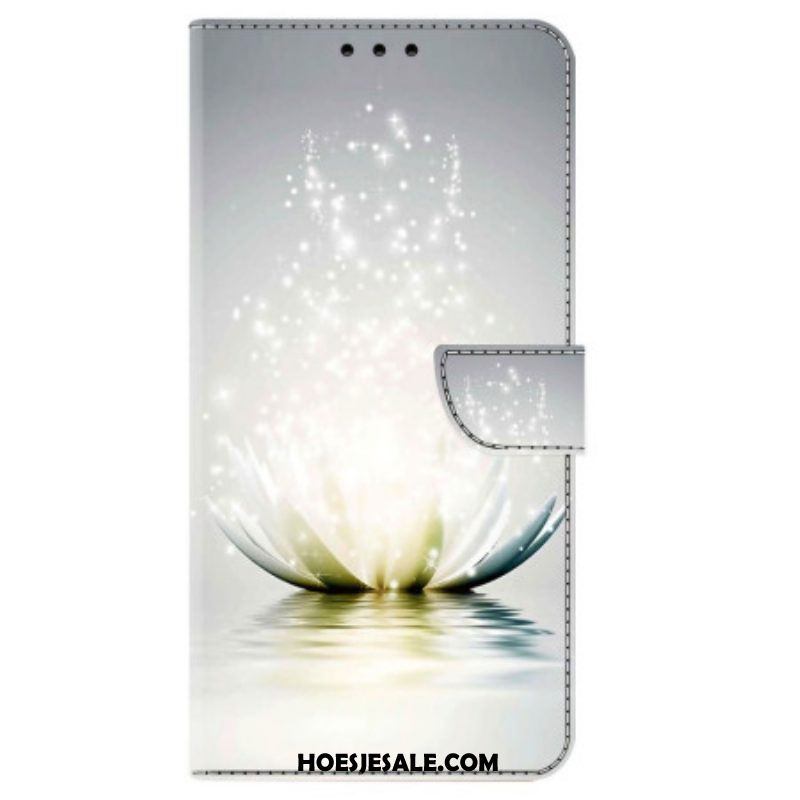 Folio-hoesje voor iPhone 15 Pro Lotus